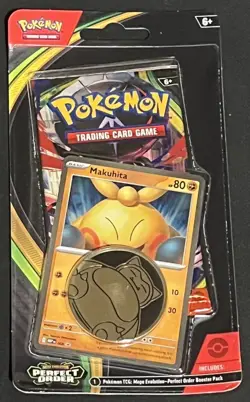 (2) Perfect Order Blister Packs Makuhita Pokemon Cards TCG New Sealed Mega - Image 3