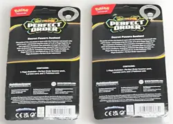 (2) Perfect Order Blister Packs Makuhita Pokemon Cards TCG New Sealed Mega - Image 4