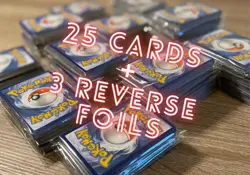Pokemon Card Lot of 25+ Three Reverse Holos! Mint Condition - Kids Toys - - Image 1