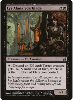 Lys Alana Scarblade 122 MTG NM - Lorwyn - Image 1