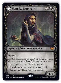 Henrika Domnathi NM* SHOWCASE Crimson Vow ENGLISH 293 mtg -UnltdCards - Image 1