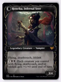 Henrika Domnathi NM* SHOWCASE Crimson Vow ENGLISH 293 mtg -UnltdCards - Image 2