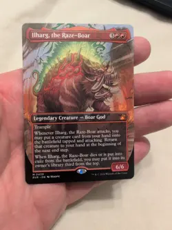 Ilharg, the Raze-Boar (Anime Borderless) Ravnica Remastered Regular LP - Image 1
