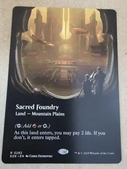 Sacred Foundry - (Borderless) Edge of Eternities Regular - Mtg - Image 1