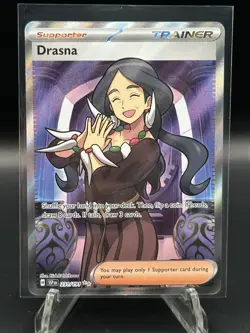 Drasna 231/191 Pokemon Surging Sparks Special Illustration Rare Full Art Holo - Image 1