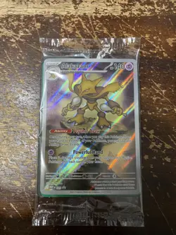2025 Pokemon Mega Evolutions Alakazam 009 ETB Promo - Sealed RARE VHTF NEW - Image 1