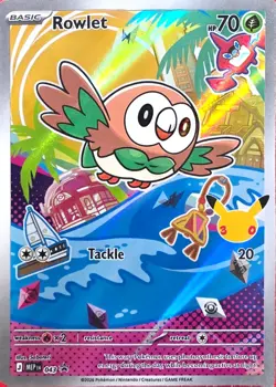 The Pokemon Company Pokemon TCG Rowlet 043 Promo Holo English HP70 Basic 2026 - Image 1