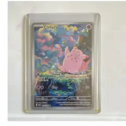 Pokemon TCG Clefairy 094/088 Holo Illustration Rare card from Perfect Order - Image 1