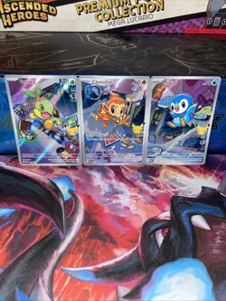 Pokemon TCG First Partner Illustration Collection Series 1 Gen 4 Sinnoh Starters - Image 1