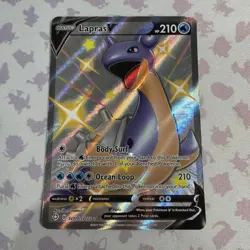 Pokemon TCG - Lapras V - Shining Fates: Shiny Vault SV110/SV122 Shiny Holo Rare - Image 1
