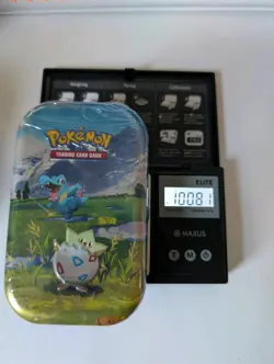 100.81g VERY HEAVY! - Pokemon Ascended Heroes Mini Tin PKC - Possible GOD PACK🔥 - Image 1