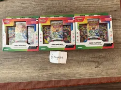 Pokemon TCG First Partner Illustration Collection Series 1 Lot x3 Ready To Ship - Image 1