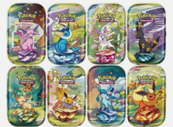 Pokemon | PRISMATIC EVOLUTIONS | 8 Mini-Tins Promo Cards Costco 2-pack Confirmed - Image 2