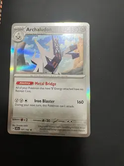 Pokemon Archaludon Sv07: Stellar Crown 155/142 Holo Illustration Rare 180 HP - Image 1