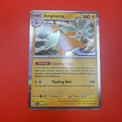 Pokemon Ampharos Chaos Rising MEP 075 Prerelease Promo Stamped - Image 2