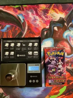Heavy 22.65g Pokemon TCG Destined Rivals Booster Pack Factory Sealed - Image 2