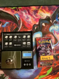 Heavy 22.65g Pokemon TCG Destined Rivals Booster Pack Factory Sealed - Image 3