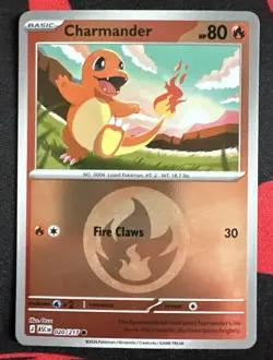 Charmander 020/217 ME: Ascended Heroes Pokemon Common Reverse Holo NM - Image 1