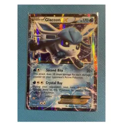 Pokemon Company Glaceon EX Fates Collide 20/124 Holo Ultra Rare 170 HP ENG - Image 1