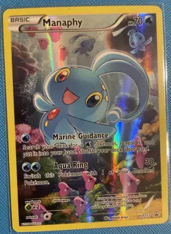 Pokemon Company Manaphy XY113 Promo Holo Basic 70 HP Water ENG 2016 - Image 1