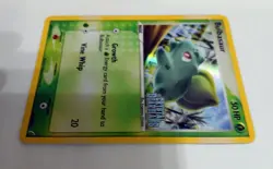 Bulbasaur 46/100 Pokemon EX Crystal Guardians 2006 Reverse Holo Rare Stamped LP - Image 3