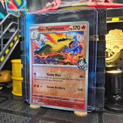 Ethan's Typhlosion Destined Rivals Reverse Holo Pokemon TCG 034/182 SV10 Rare - Image 2