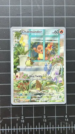 Charmander 044 Black Star Promo Pokemon TCG Obsidian Flames Illustration Rare NM - Image 1