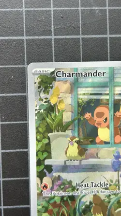 Charmander 044 Black Star Promo Pokemon TCG Obsidian Flames Illustration Rare NM - Image 2