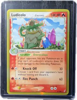 Ludicolo 6/100 EX Crystal Guardians Holo Rare 2006 Pokemon Delta Species TCG LP - Image 1