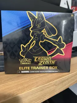 Pokemon TCG CROWN ZENITH ETB Elite Trainer Box - Sealed Brand New - Image 1