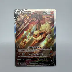 Pokemon Flareon V SWSH179 Full Art Black Star Promo Near Mint NM - Image 1