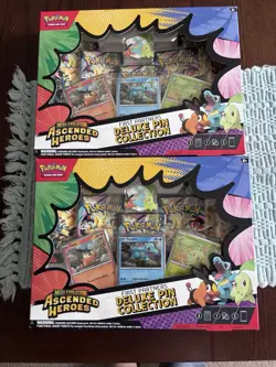 Pokemon TCG: Ascended Heroes Deluxe Pin Collection (Lot of 2) NEW - Image 1