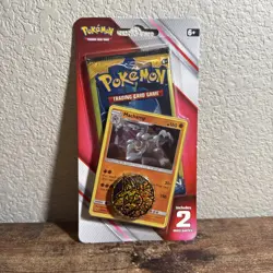 Pokemon 2x Mini Booster Packs + Machamp Promo + Coin - (Sun and Moon x2) - Image 1