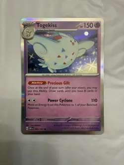 Togekiss 85/197 Pokemon Card Obsidian Flames Rare 150 HP Holo Near Mint HM - Image 1