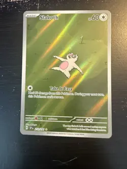 The Pokemon Company Slakoth 212/191 Sv08 Surging Sparks IR Full Art Holo EN - Image 1