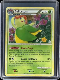 Bellossom 1/90 Holo Rare HGSS Undaunted Set 2010 Pokemon TCG Lightly Played LP - Image 1