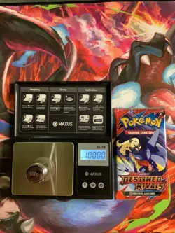 Heavy 22.69g Pokemon TCG Destined Rivals Booster Pack Factory Sealed - Image 2