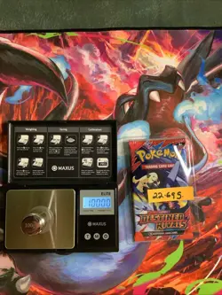 Heavy 22.69g Pokemon TCG Destined Rivals Booster Pack Factory Sealed - Image 3