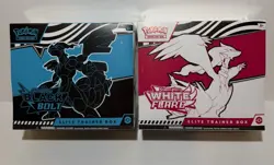 Pokemon TCG: Black Bolt & White Flare Elite Trainer Boxes *SMALL RIPS ON BOTH* - Image 1