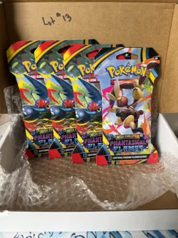Pokemon Phantasmal Flames Booster Packs set of 4 Sealed English Lot #13 - Image 1