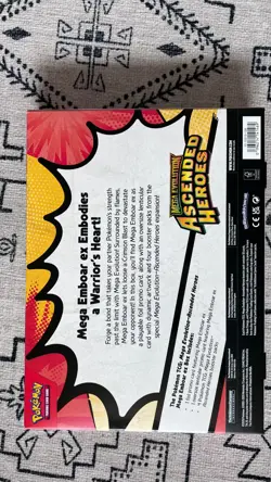 Pokemon TCG Ascended Heroes EX Box 2-Pack (Emboar, Feraligatr) – NEW ✅ - Image 3