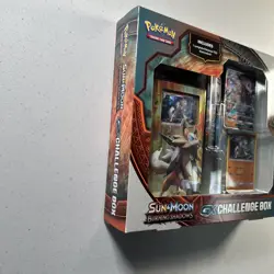 Pokemon TCG: Sun and Moon Burning Shadows GX Challenge Box Lycanroc New Sealed - Image 3