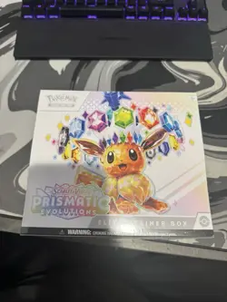 Pokemon TCG Prismatic Evolutions Elite Trainer Box Factory Sealed READ DESC. - Image 1