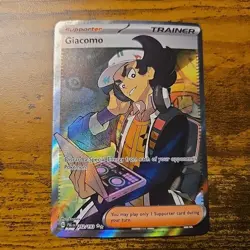 Giacomo 252/193 Sv02: Paldea Evolved Holo Full Art Illustration Rare NM Pokemon - Image 1