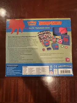 Sword and Shield Base Set ETB Elite Trainer Box Zamazenta Pokemon TCG Sealed - Image 2