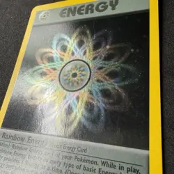 Pokemon Rainbow Energy Team Rocket Holo Rare Unlimited 17/82 English - Image 5