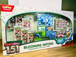 Pokemon TCG Scarlet & Violet 151 Premium Collection Box Blooming Waters - Image 1