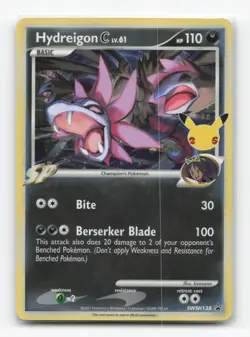 Pokemon TCG - Hydreigon C lv.61 SWSH138 NM Holo Promo Sword & Shield Promo - Image 1