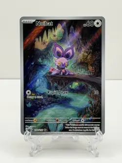 🔥Pokemon TCG-Noibat-169/159-Sv09:-Journey Together-Illustration-Holo-M/NM!🔥 - Image 1