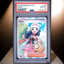 2025 Pokemon Phantasmal Flames Dawn Ultra Rare 118 PSA 10 Gem - Image 1